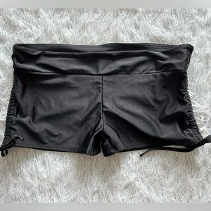 Swim bottoms, boy shorts, lined, size L- but fits more like M/L